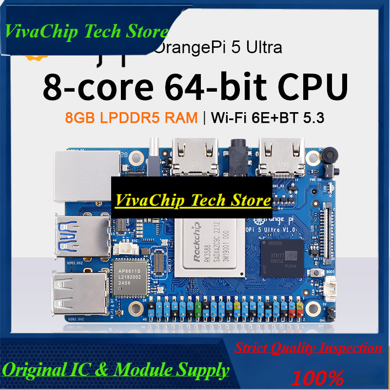 Rk3588 Mini Pc Board - Orange Pi 5 Ultra 8GB Ram